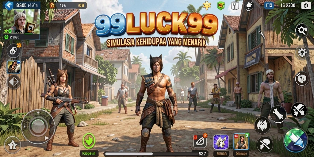 Tampilan gameplay seru dan mendebarkan di 99LUCK99.