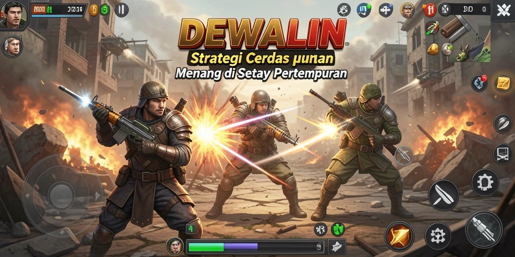 Tangkapan layar gameplay DEWALIN menunjukkan ketegangan strategi yang mendebarkan.