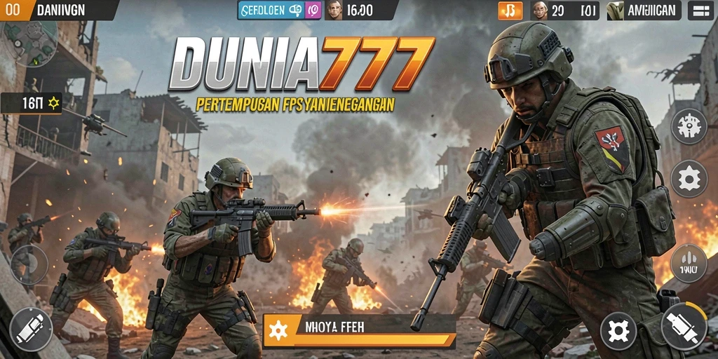 Gameplay intens dari DUNIA777 dengan pertempuran seru.