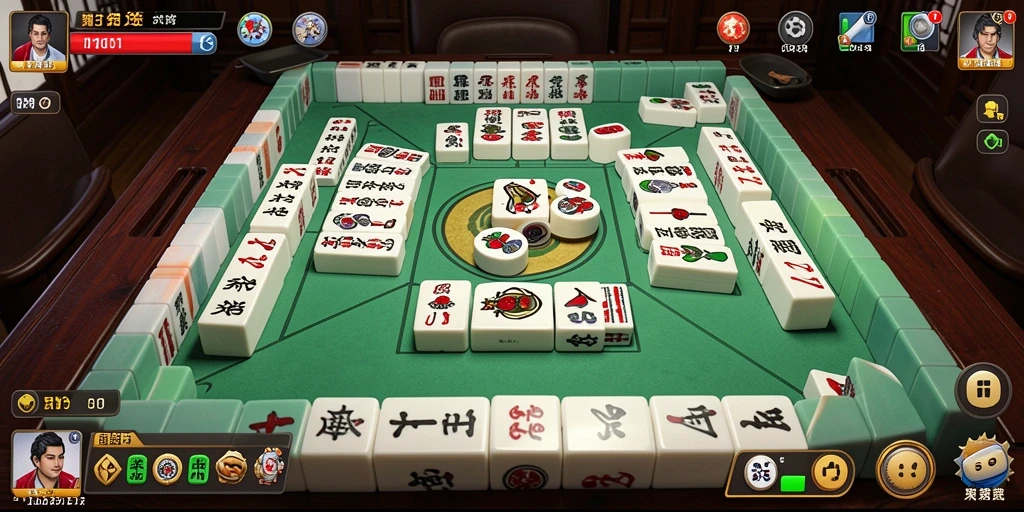 Screenshot DYO1 menampilkan permainan Mahjong yang seru dan interaktif.