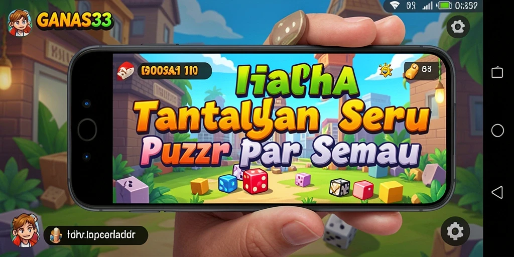 Tampilan gameplay seru dari GANAS33 dengan berbagai tantangan puzzle.