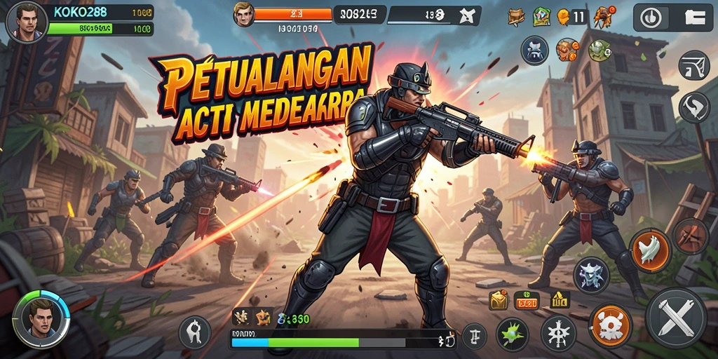 Tangkapan layar KOKO288 menampilkan aksi mendebarkan dalam pertempuran epik.