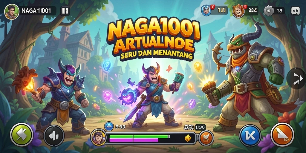 Tampilan gameplay seru dan penuh aksi di NAGA1001.
