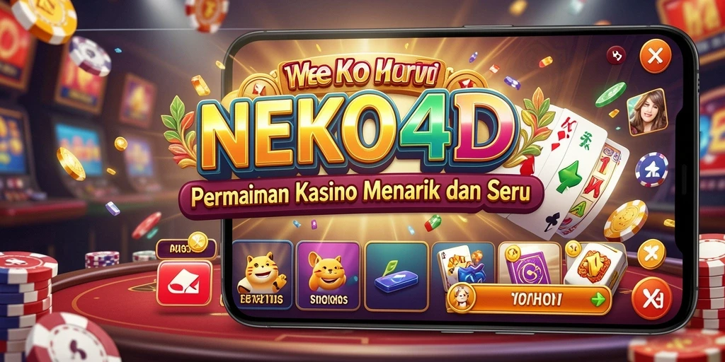Tampilan gameplay seru dalam NEKO4D yang menawan.