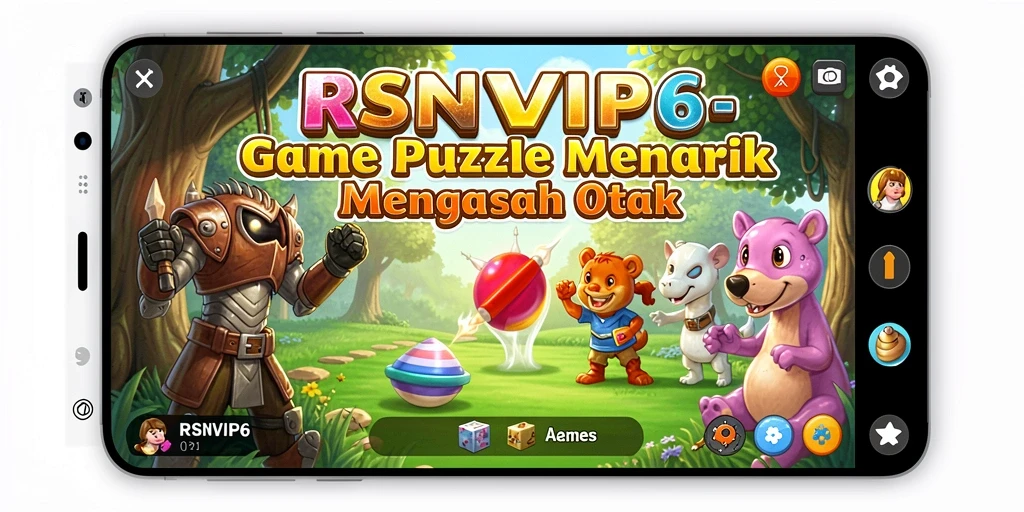 Gameplay RSNVIP6 yang seru dan penuh tantangan dalam setiap level.