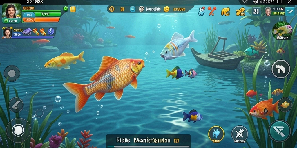 Screenshot utama SL888 menampilkan serunya gameplay Fishing dengan grafis yang memukau.