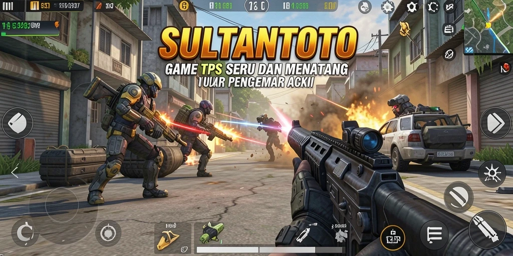 Screenshot menampilkan aksi pertempuran seru dalam SULTANTOTO.