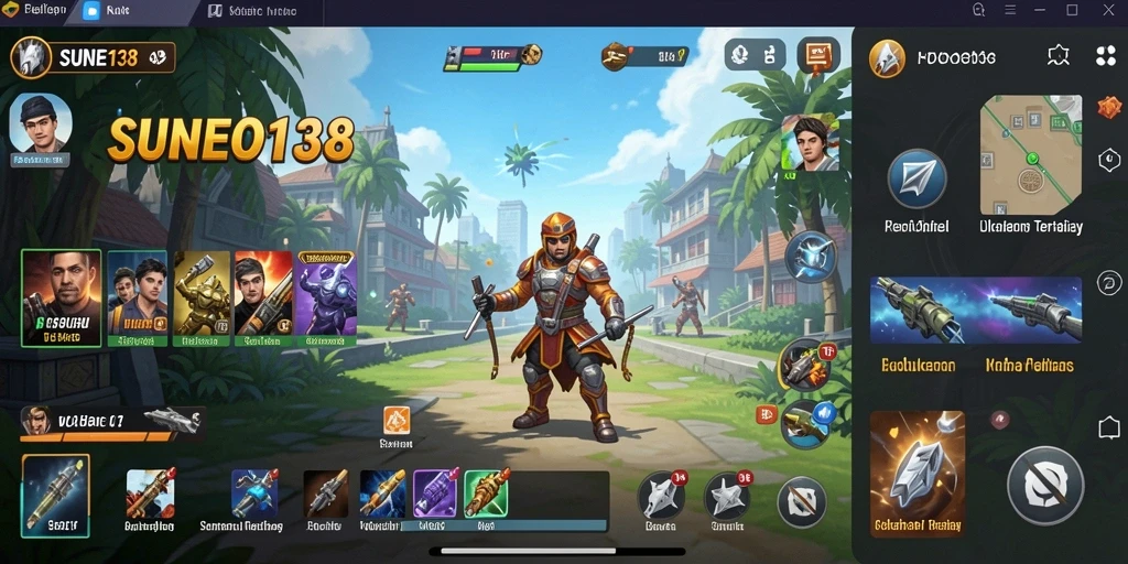 Screenshot SUNEO138 menampilkan antarmuka aplikasi Utility yang intuitif.