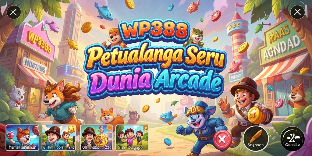Tampilan gameplay WP888 yang mendebarkan penuh warna.